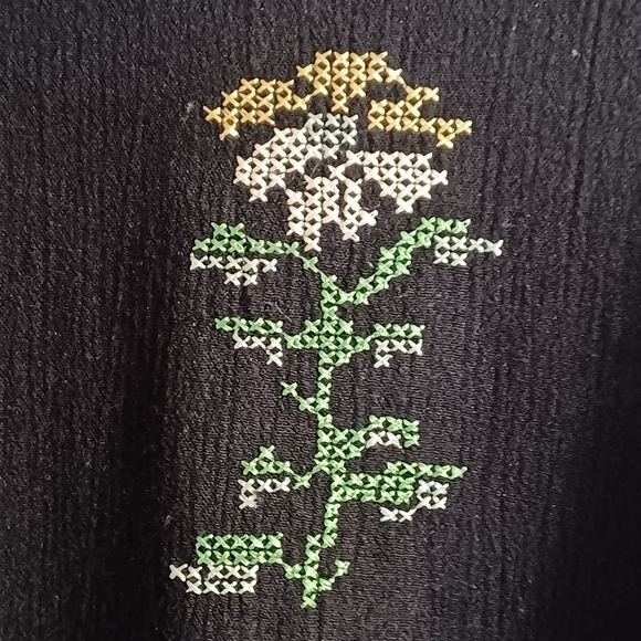 Teddi womens large shift dress with matching open knit sweater floral.  See pics - Picture 4 of 11